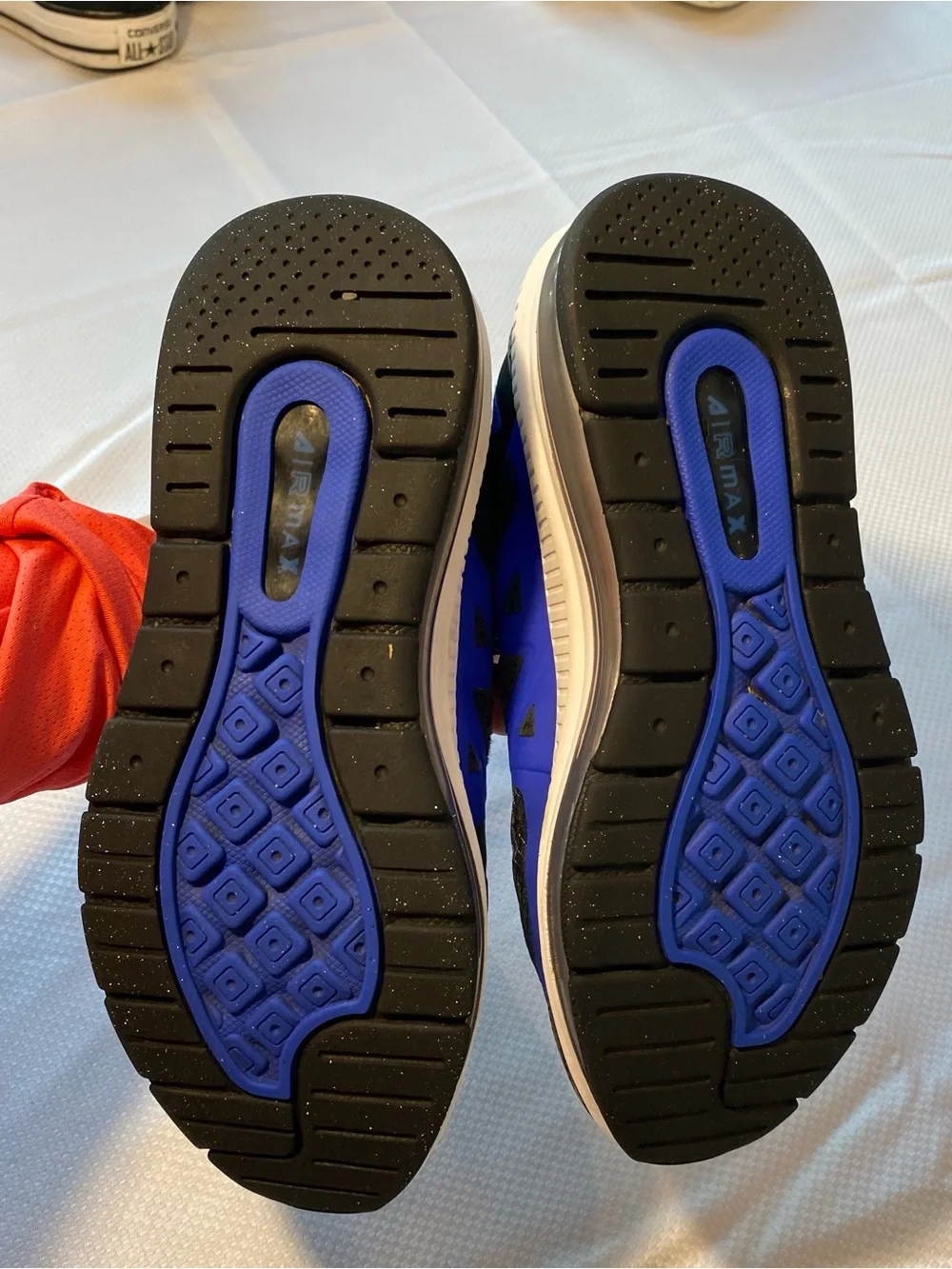 Nike Kids Blue and Black Lace-Up Athletic Sneakers